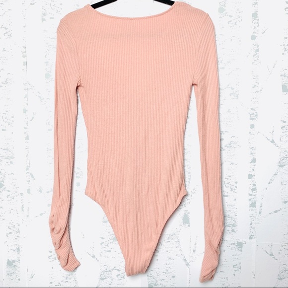 NEW Free People Cozy Up With Me Knitted Bodysuit - Picture 7 of 8